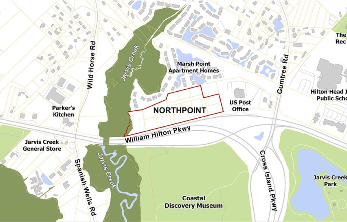 Map of the location for Northpoint Workforce Housing Neighborhood
